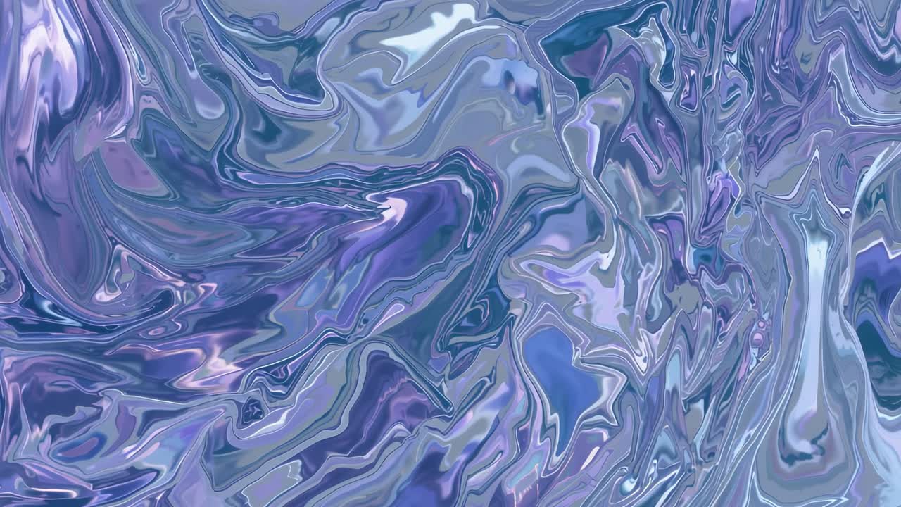 Moving marbled pattern flowing across screen, delivering soothing abstract visuals