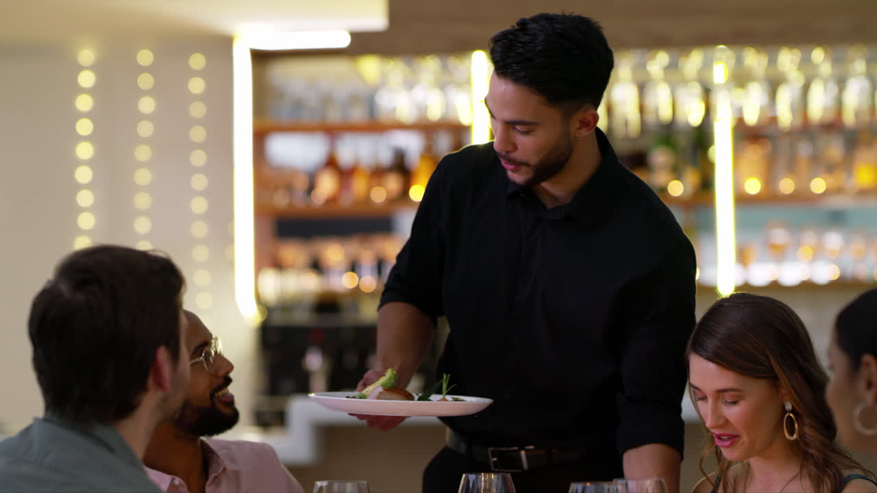 He's one friendly waitron