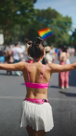 pride parade attendee