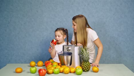 girl eating organic apple. young beautiful girl eating healthy fruit