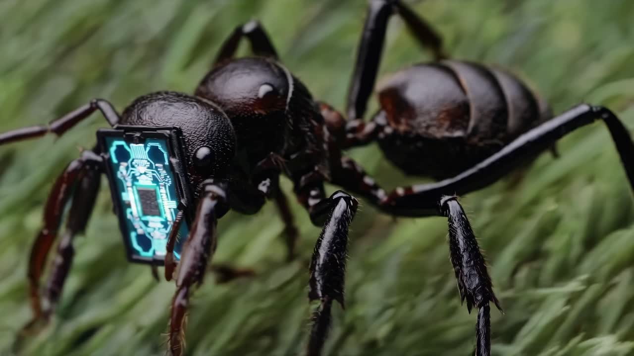 Ant with a Circuit Board