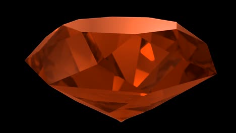 amber orange gemstone gem stone spinning wedding background loop 4k