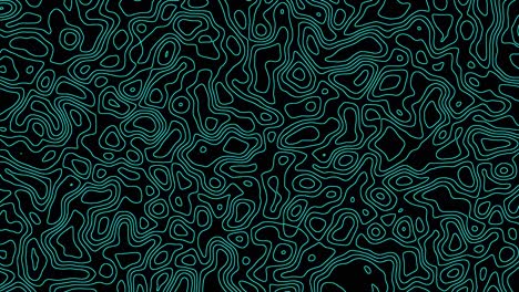 doodle lines connected on black background