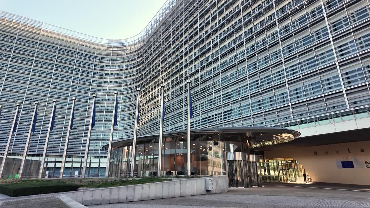 European Commission headquarters Berlaymont building in Brussels