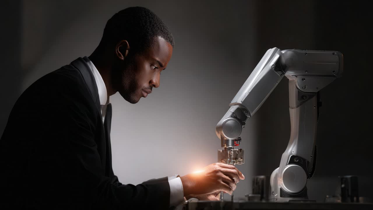 로과 상호 작용하는 사람