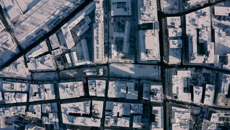 4K-winter-City-Montreal-House-Birds-eye-view-Drone-001