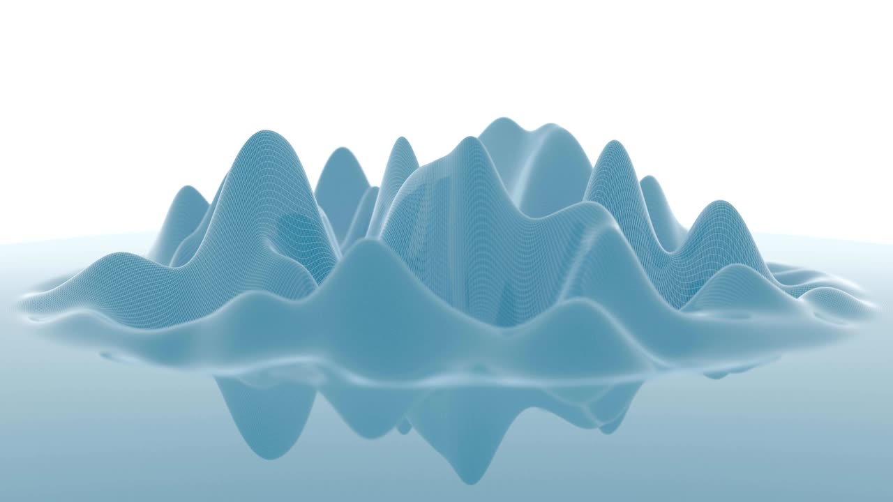 4k 추상적인 파동 모양