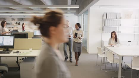 4k video footage of a diverse group of businesspeople looking shocked in the office