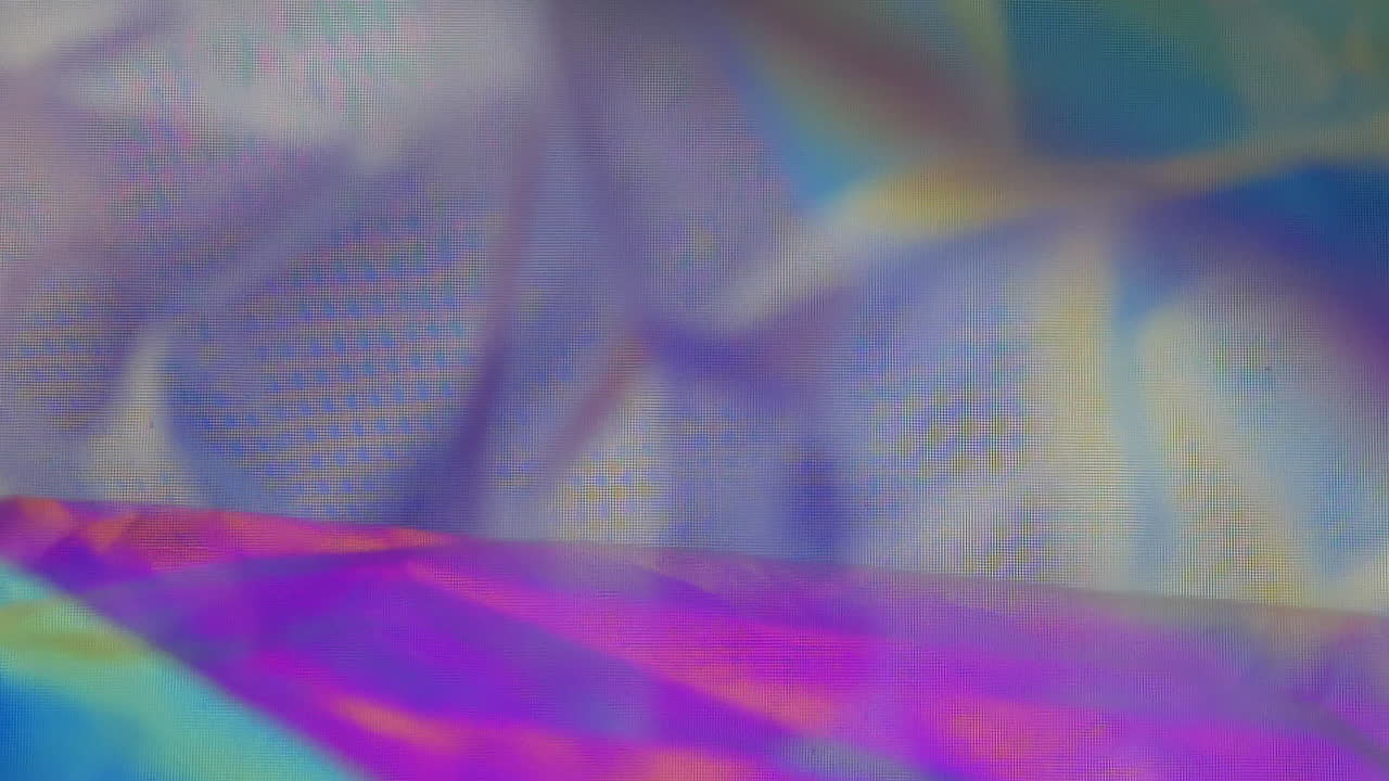 verdadero arte plástico abstracto y colorido con lente vintage