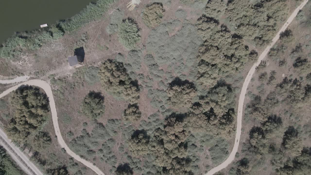 зенитальный вид с заболоченной местности