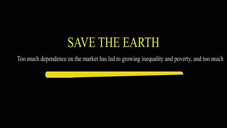 campaña para salvar la tierra y el cambio climático