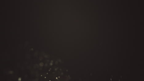 partículas abstractas en fondo oscuro