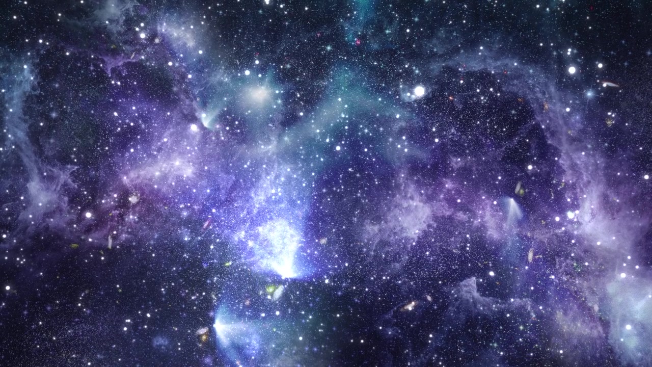 Stunning Deep Space Nebula with Glowing Stars and Cosmic Dust