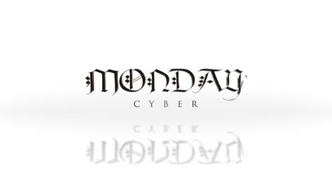 Elegance-Cyber-Monday-Text-On-White-Gradient