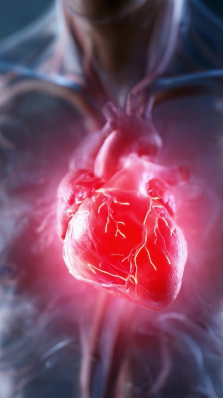 Anatomical Representation of a Heart: A Stunning Visualization Showcasing the Intricate Structure and Functioning of the Human Heart in Splendid Detail
