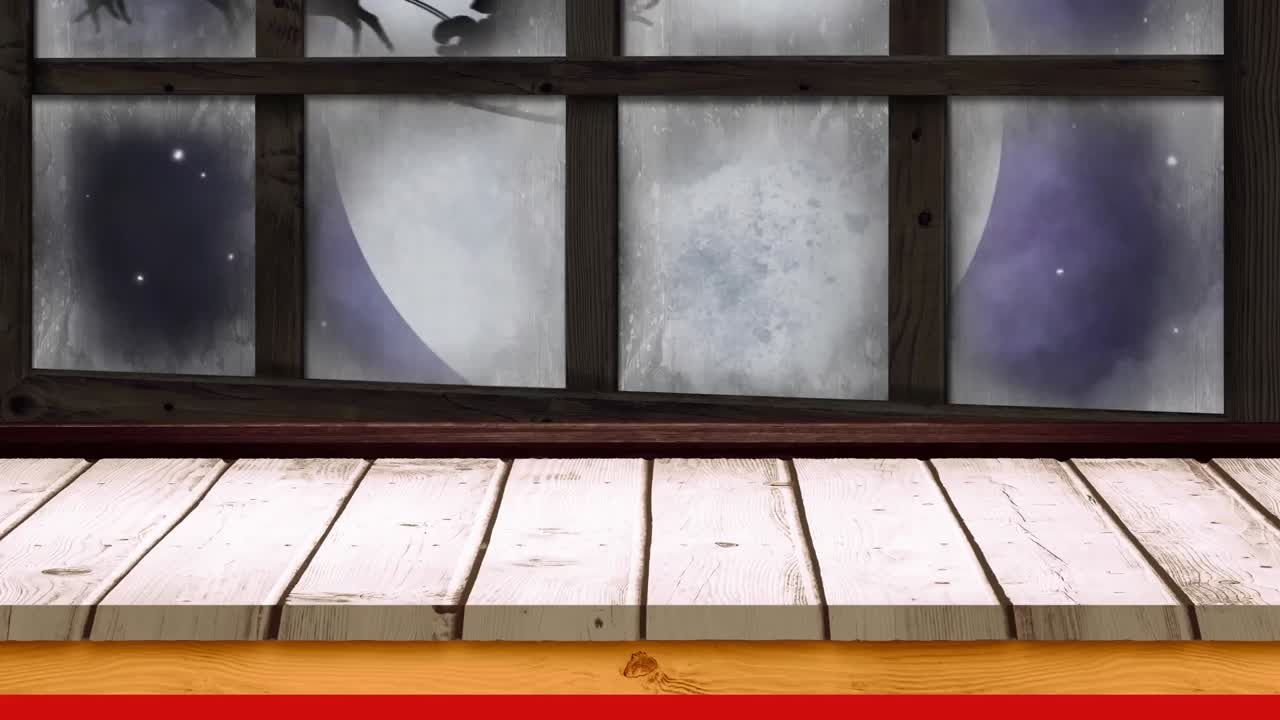 크리스마스 에 눈 이 떨어지는 애니메이션 산타클로스 가 사 ⁇  과 함께  ⁇ 매 를 타고 있다