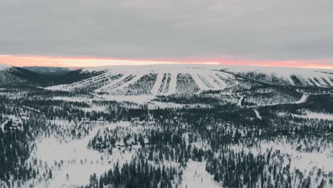 flying near a ski area with a grand view