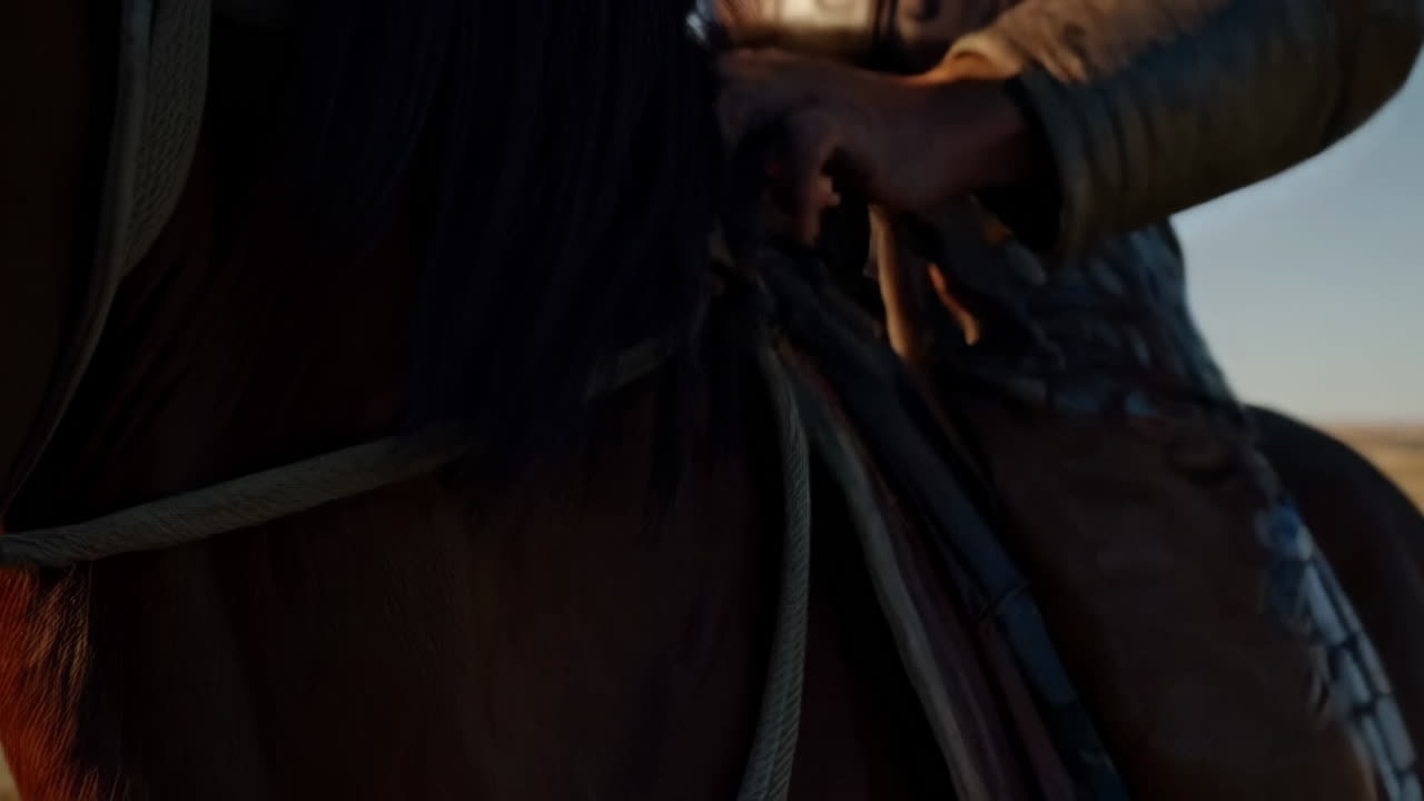 Nomad Warrior on Horseback