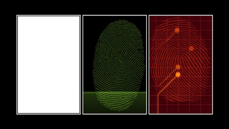 Fingerprint scanner.