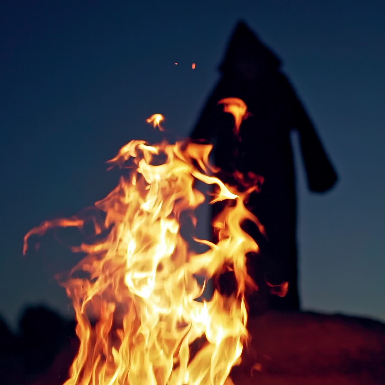 Witch on Halloween Day