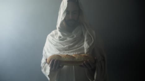 jesus offering bread