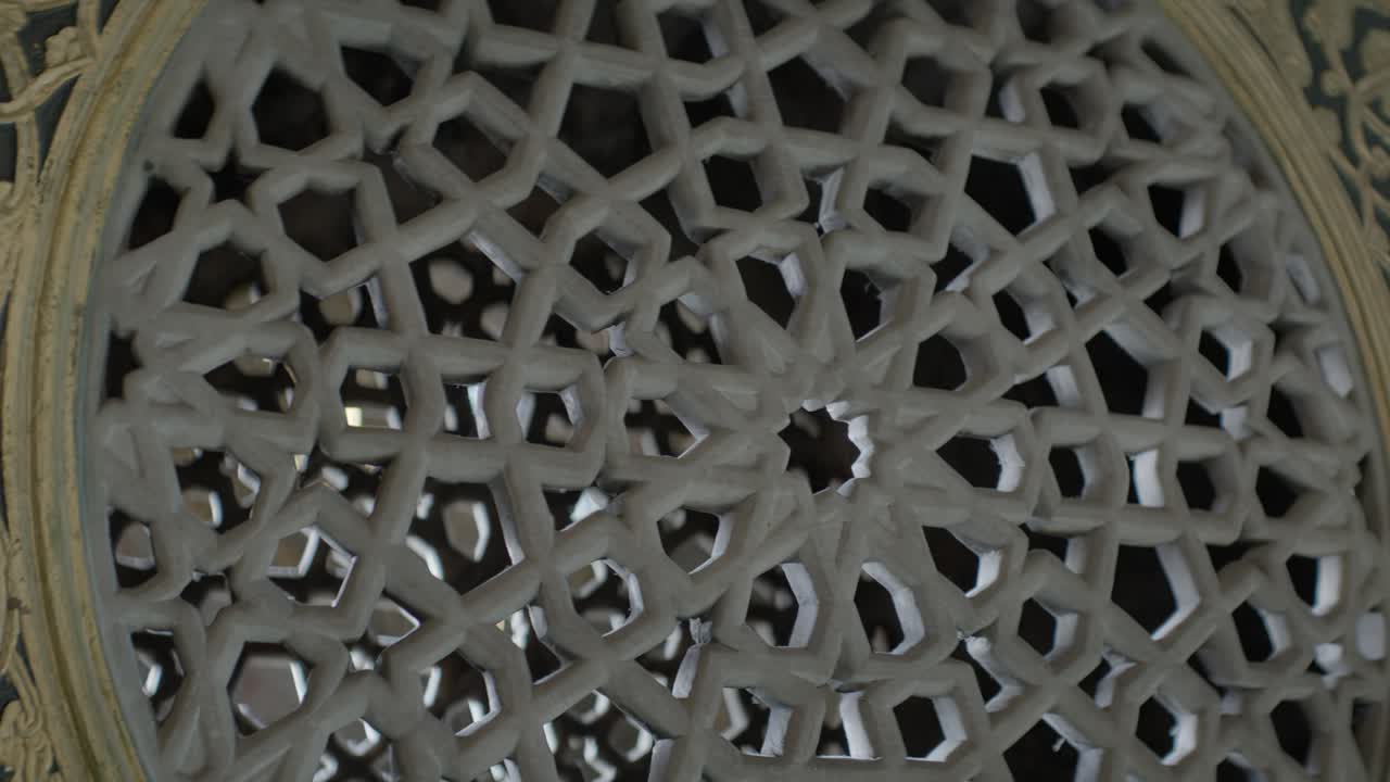 A close up view of a wheel of some sorts spinning around