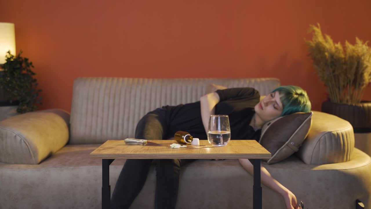 la joven que se suicidó.