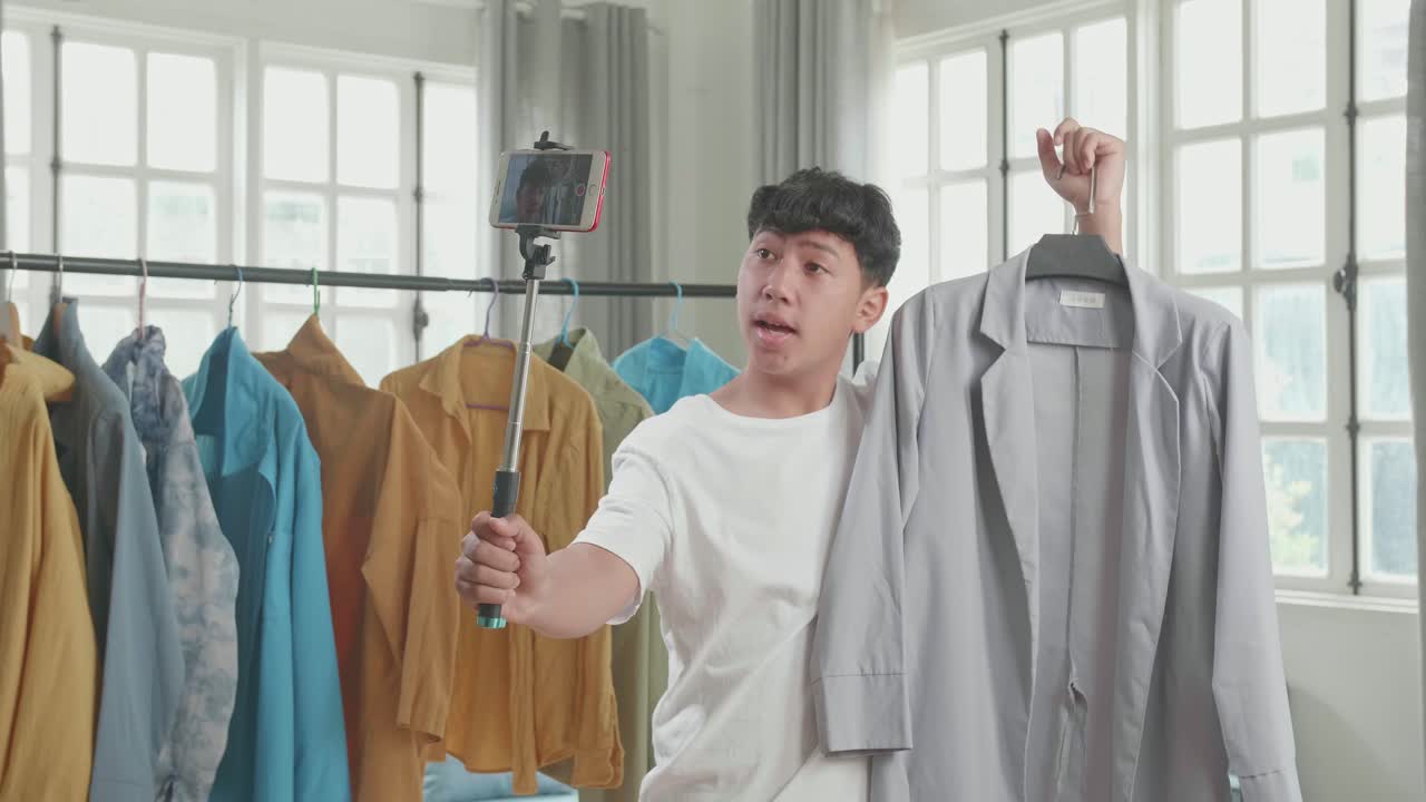 Fashion Vlogger Reviewing Jackets