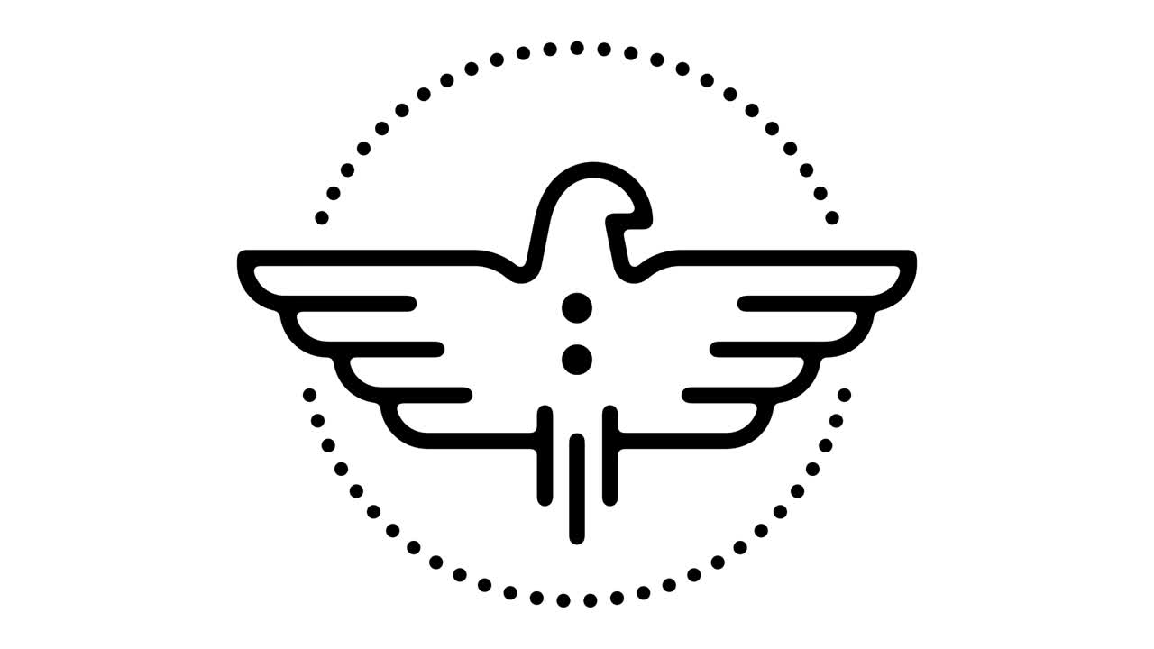 gráfico de movimiento de la línea de la fuerza aérea