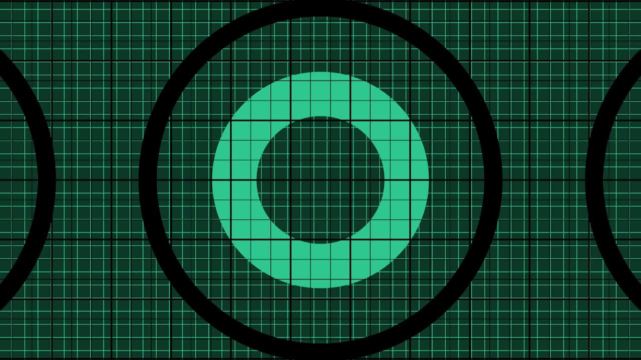 Abstract Background Grid With Circles Version A 14