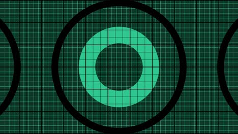 cuadrícula de fondo abstracta con círculos versión a 14