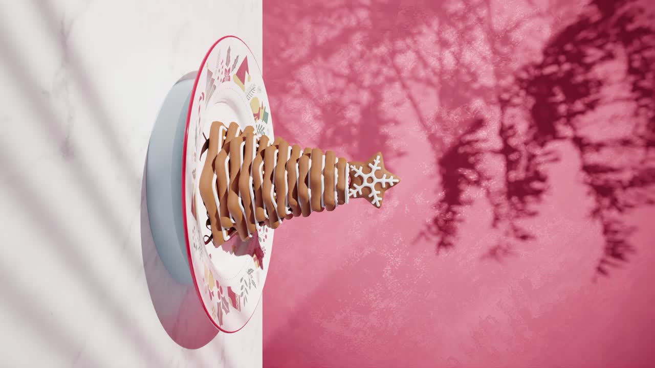 pastel de chocolate sobre fondo rojo y mesa de tela blanca listo para la celebración de la fiesta