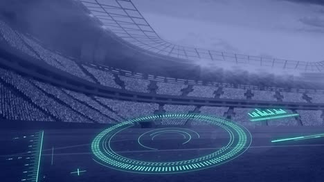 Animation-Des-Scope-Scannens-Und-Der-Datenverarbeitung-über-Einem-Sportstadion