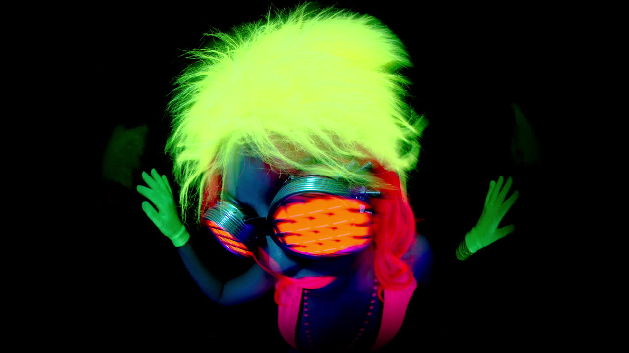 Glowing woman 10 Premium Stock Video