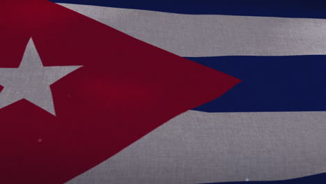 The-Cuba-national-waving-flag