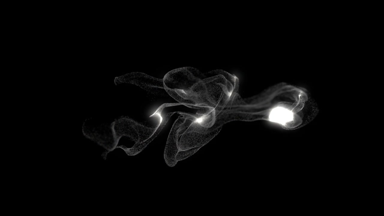 Abstrakt partikeldesign