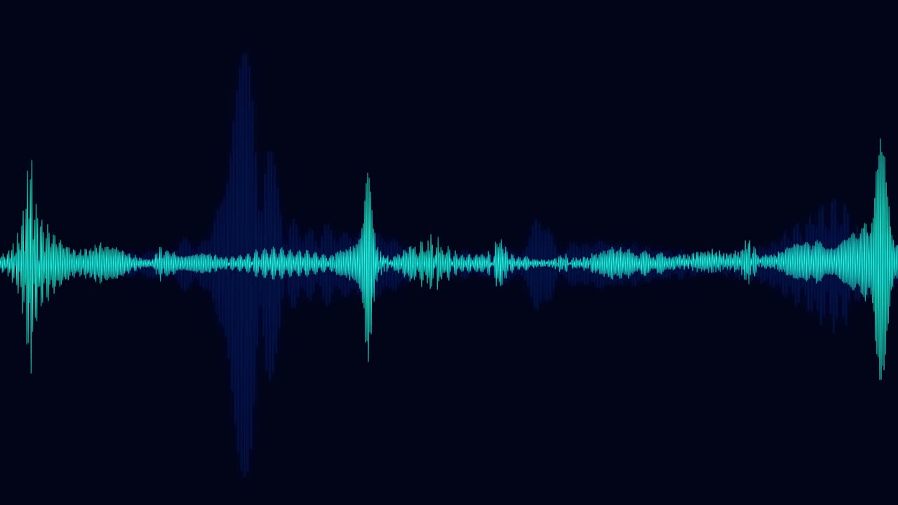 Waveform audio sound waves moving volume audio frequency wave spectrum music audio volume digital