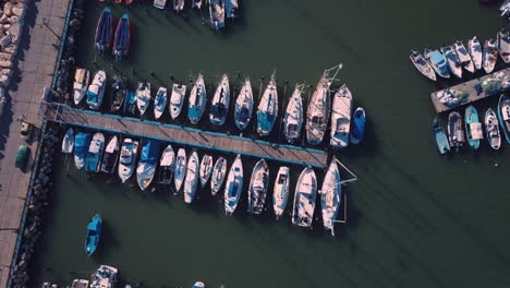 port akko, aerial view, israel