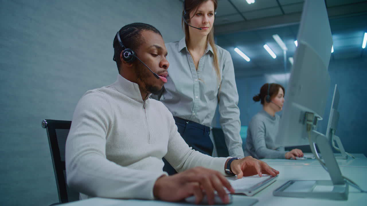 Customer Support Team in Action