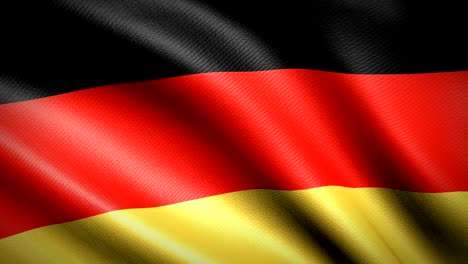 deutsche flagge. nahtlose loop-animation. 4k-high-definition-video