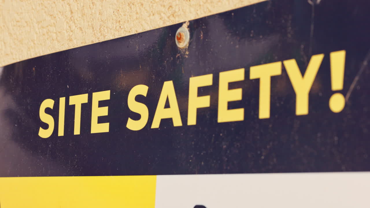 현장 안전 표지