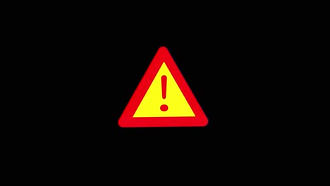 3d exclamation mark computer popup box screen warning system hacked glitch effect failed systems
