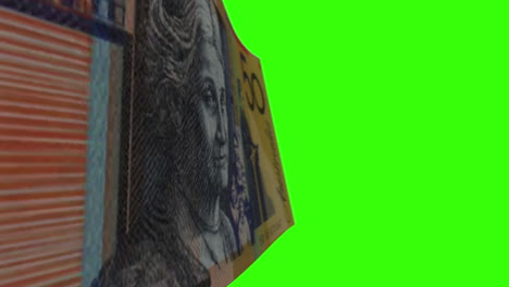 australian 50 dollar banknote close-up