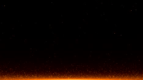 abstract background with rising embers