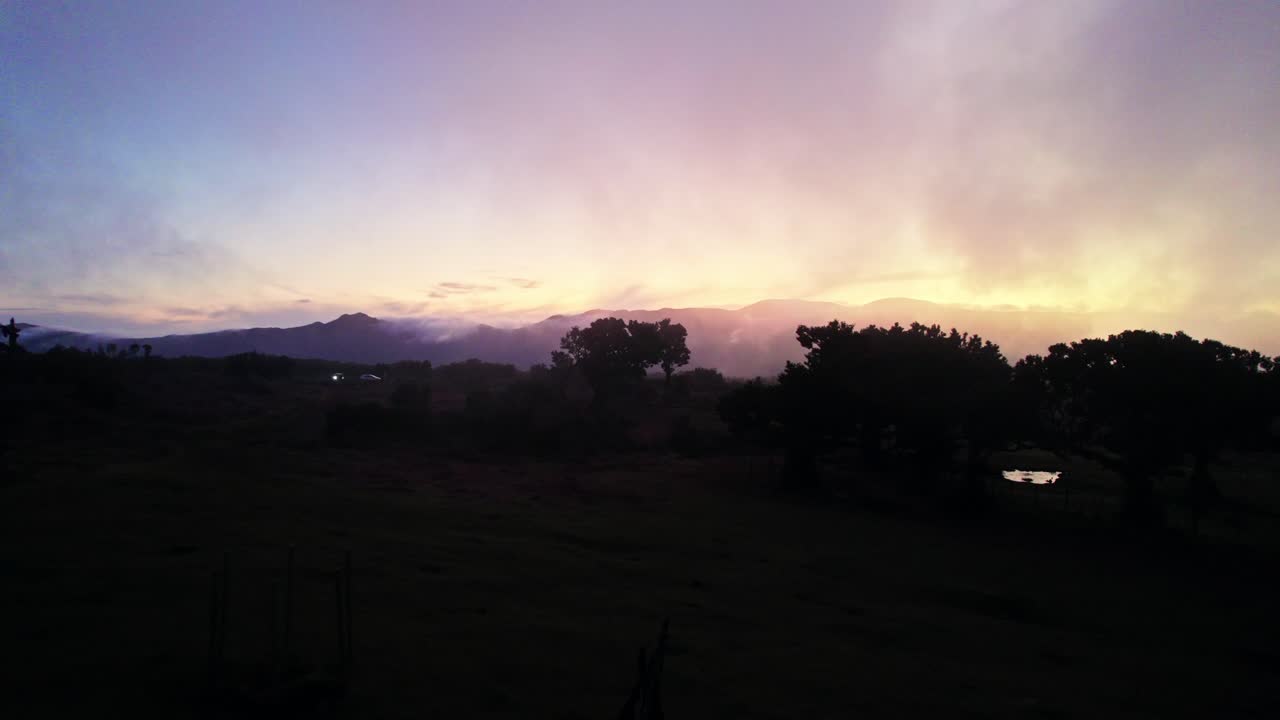 Sunset over Mountain Meadow
