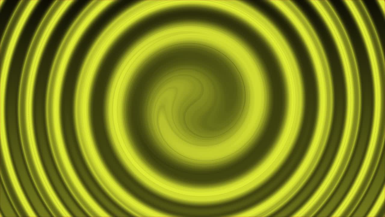 Hypnotic wavy lime colored twist on a dark background loop animation. 3d rendering. 4K, Ultra HD resolution stock video