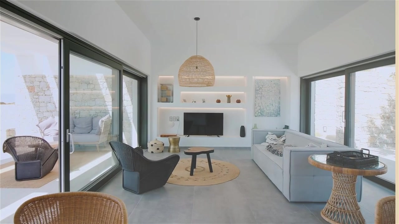 Modello di presentazione per design d'interni moderno.