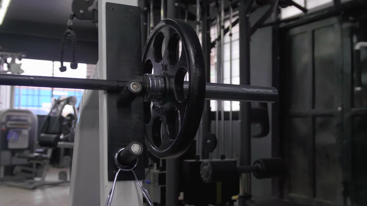 체조 장비 벤치 프레스에 바벨