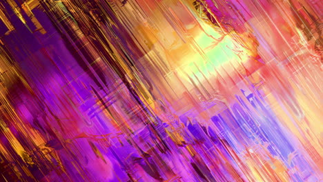 luces abstractas y glitching de movimiento