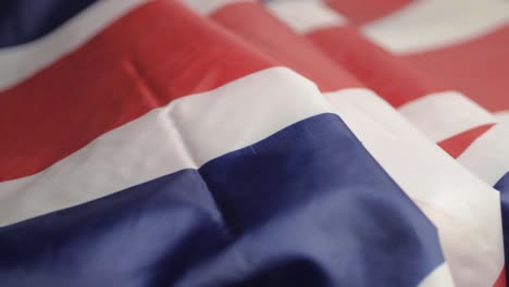 union jack bandera nacional británica doblada resumen
